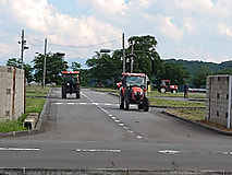 大型特殊免許（農耕車限定）の取得研修を行いました